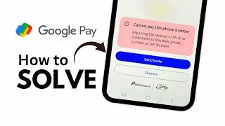 Невозможно оплатить этот номер телефона Gpay | Оплата с помощью приемника UPI ID Ошибка Google Pay