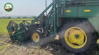 New feature in our machine | Sesame Crop Harvesting Machine | #sesame #agriculture