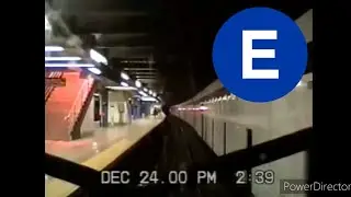 IND 8th Av Line R32 (E) timelapse from Jamaica Parsons Blvd to World Trade Center (12/24/00)