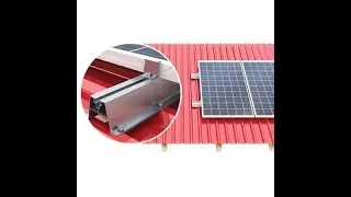 Kit MINI Rail montaj 100 panouri fotovoltaice acoperis metalic