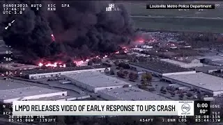 First responders react to newly released LMPD aerial video of UPS crash scene