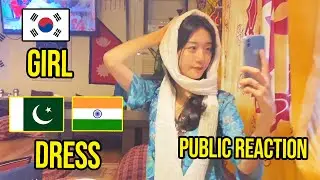 I Wear PAKISTANI Clothes in KOREA For 24 Hours | KOREAN Girl Tries Pakistani Food 😂😂😂