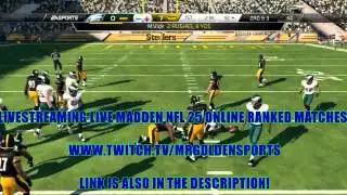 LIVE STREAMING MADDEN 25 ONLINE RANKED MATCHES! TWITCH.TV/MRGOLDENSPORTS!