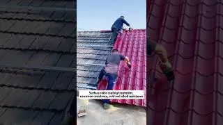 Color steel sheet installation.Metal roof sheet factory. Color steel sheet price. ibr sheet#roofing