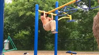 100 knee raises (abs) 20 sets of 10 (200 squats)
