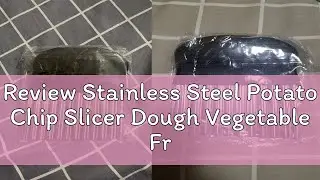 Review Stainless Steel Potato Chip Slicer Dough Vegetable Fruit Crinkle Wavy Slicer Potato Cutter C
