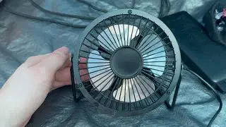 Mainstays Mini Desk Fan Test (1080p 60fps)