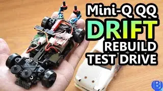Mini-Q QQ 1/28 RC AWD Drift Build Test Drive