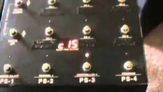 Session/Live effects rack.  Programming 10 Access Switches, Bob Bradshaw/CAE RS10.