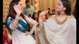 Aiman and Minal khan Dancing on Dholki Exclusive Video