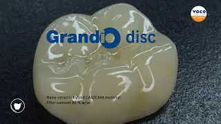 Grandio disc Nano-ceramic hybrid CAD/CAM material fabrication Chairside Milling Process ǀ VOCO GmbH
