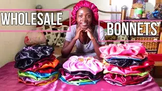Package Wholesale Satin Bonnets With Me| Surinamese Brand