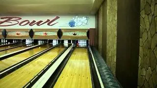 bowling with dad and leslie