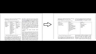 MS Word - Two column document - Extending table from single column to two columns