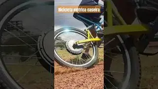 Bicicleta el&eacute;trica caseira potente #bicicletael&eacute;trica #bicicletamotorizada
