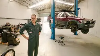 I fixed the Toyota on my last day