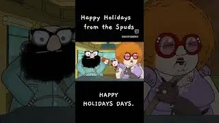 Happy Holidays! #cartoons #animation #davespud #kidstv