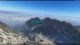 ✈️ KJAC, Wyoming ✈️ xTreme 4K Mesh xEnviro Cloud-surfing