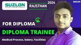 SUZLON POWER Recruitment 2024। DIPLOMA TRAINEE। FRESHERS। Job Vacancy 2024। Diploma Jobs 2024