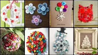 Поделка из пуговиц своими руками для начинающих 🌸✨Превратите старые пуговицы в потрясающие произв...