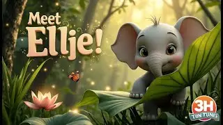 Meet Ellie the Little Shy Elephant 🐘 | Character Song for Kids | 3H TINY TUNES
