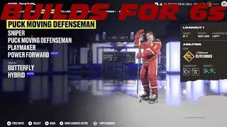 NHL 22 TIPS | MY 5 SIXES BUILDS I USE | DIFFERENT VARIATIONS