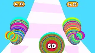 LEVEL Up CIRCLES - ASMR Gameplay (Flexy Ring Layer Runner)