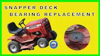 Snapper Deck Stuck Pulley &  Bearing Replacement