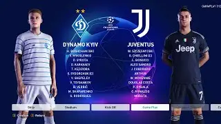 PES 2021 - Dinamo Kyiv vs Juventus - UEFA Champions League UCL Gameplay PC - Ronaldo vs Dinamo Kyiv