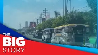 QC jeepney drivers stall in queue from limited passengers