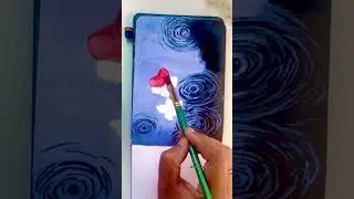 Floating Flowers Art in A7 Sketchbook 🌊✨ #menorahcreatif #menorahsketchbook #art #ytshort #painting
