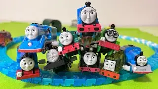 Thomas & Friends: Can Wind-Up Thomas Make It Through the Track!?(Capsule Toy)