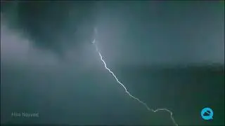 Lightning show in Pakistan