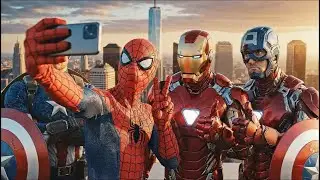MARVEL vs DC 😂💥 | Funny Street Fight Chaos | Epic AI Superhero Comedy (4K)