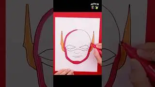 The Flash Mask drawing #artforall  #art #theflash