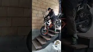 Where to store your motorcycle after riding in Ukraine?  Basement in Bucha Ukraine.