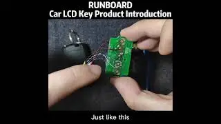 RUNBOARD Modified Boutique Smart Remote Car Key W/LCD Screen for BMW Mercedes-Benz Buick Audi