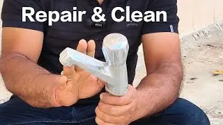 Wash basin tap leakage repair in hindi | Bathroom faucets leaking water 