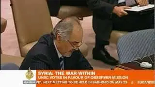 UN approves Syria ceasefire monitors