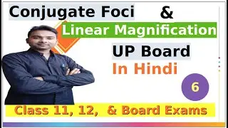Conjugate Foci | Linear Magnification | Class 12 | Prilimadat | Adarsh Sir