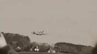 2022 03 20 -  Spitfire G PBIX WZ RR departs Prestwick