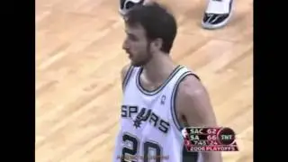 Tony Parker & Manu Ginobili 54 Pts 19 Ast Vs. Sacramento 2006 Playoffs, Game 2.