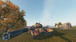 World of Tanks 56TP PC Gameplay Replay. Lesta game Мир танков Наша игра