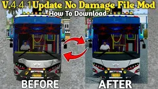 🌧️Bussid V.4.4.1 No Damage File Mod For Bus Simulator Indonesia Karnataka Traffic Mod Use🤩 