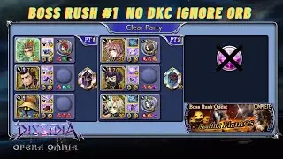 First Boss Rush #1 [Very Hard] 2PT (No DKC, ignore orb condition) [DFFOO GL - Vol#41]