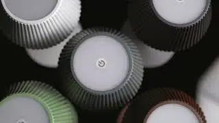 Lampada da tavolo ricaricabile senza fili simil poldina, touch, dimmer  e IP54: ONIRICA PRO