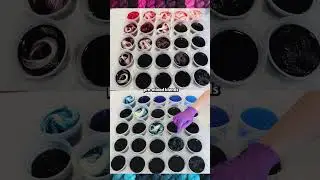 Dyeing Shades of Magenta & Cyan on Yarn Mini Skeins - A handy indie dyer's resource! (SMSMS Night 2)