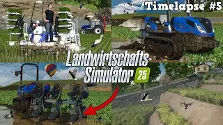 FELDER FLUTEN? 😱💦 PFL&Uuml;GEN & NASSREIS SETZEN im SCHLAMM! 🌾🚜💨 | [LS25] - Timelapse #5