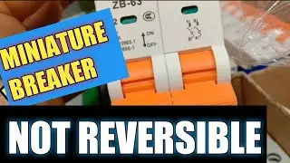 PAANO MALAMAN KUNG NON REVERSIBLE MINIATURE CIRCUIT BREAKER ANG GAMIT MO | Rey electrical