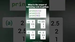 Python Question Day 59 |Python Operators #shortsfeed #shortvideo #shortsvideo #shorts #short